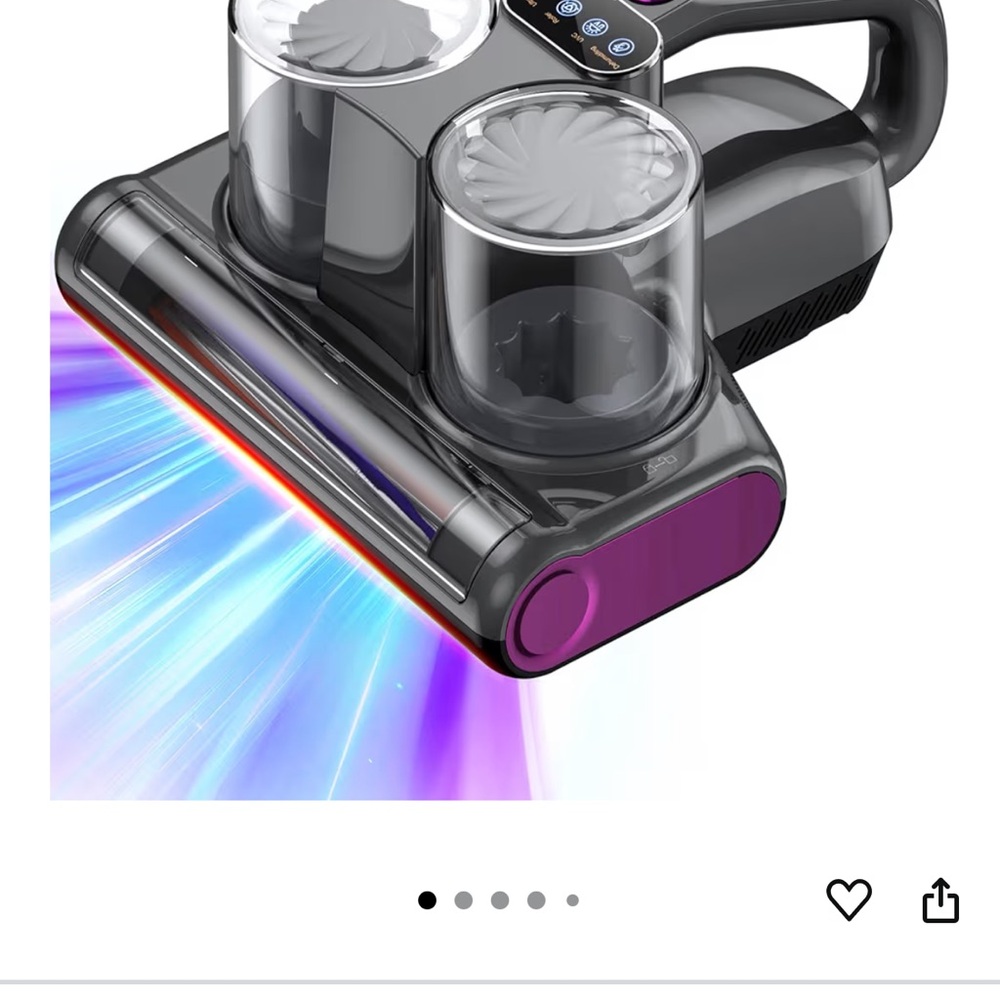 Black and Purple Vacuum Cleaner for mattresses